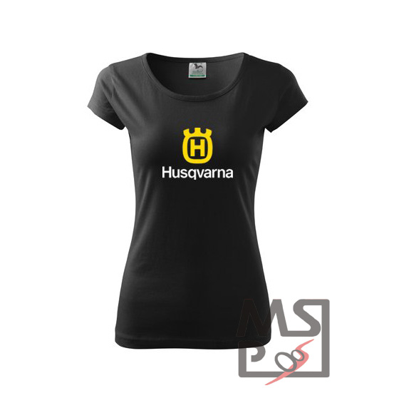 Dámské triko s motivem Husqvarna 2