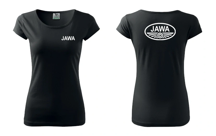 Dámské triko s motivem Jawa 06