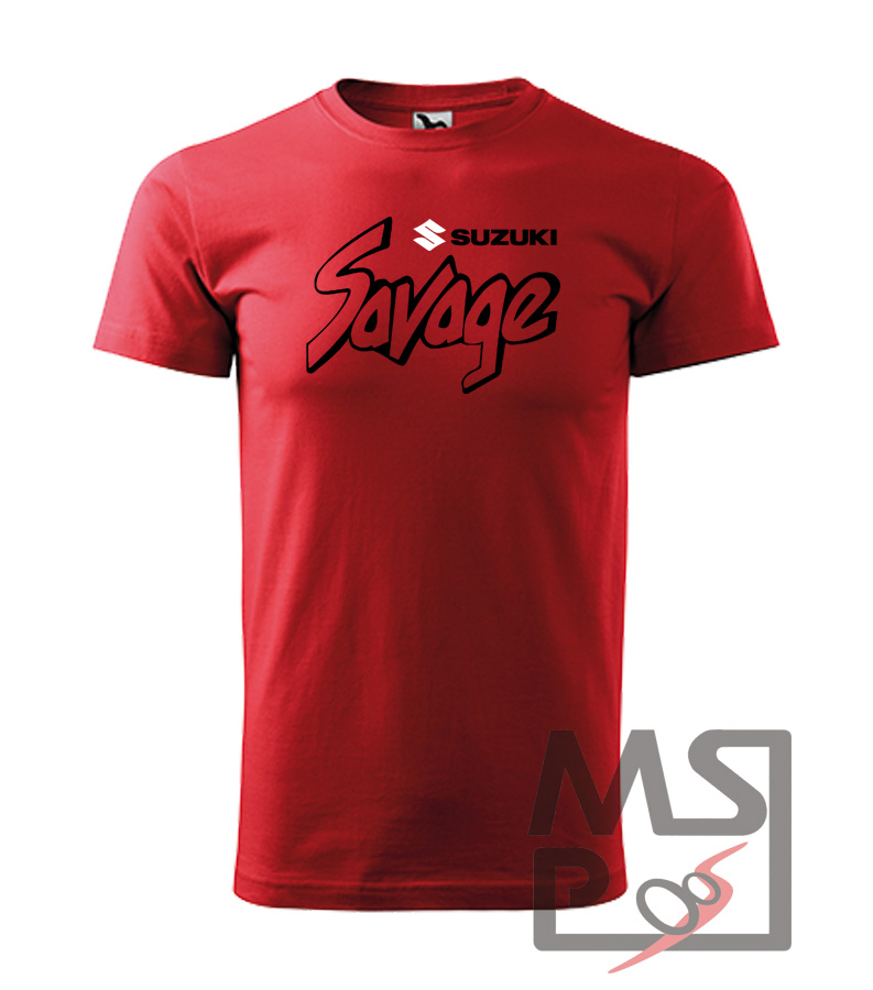 MSP Pánské triko s motivem Suzuki Savage