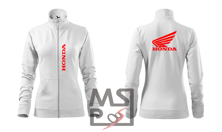 Dámská mikina s motivem Honda zipová 08
