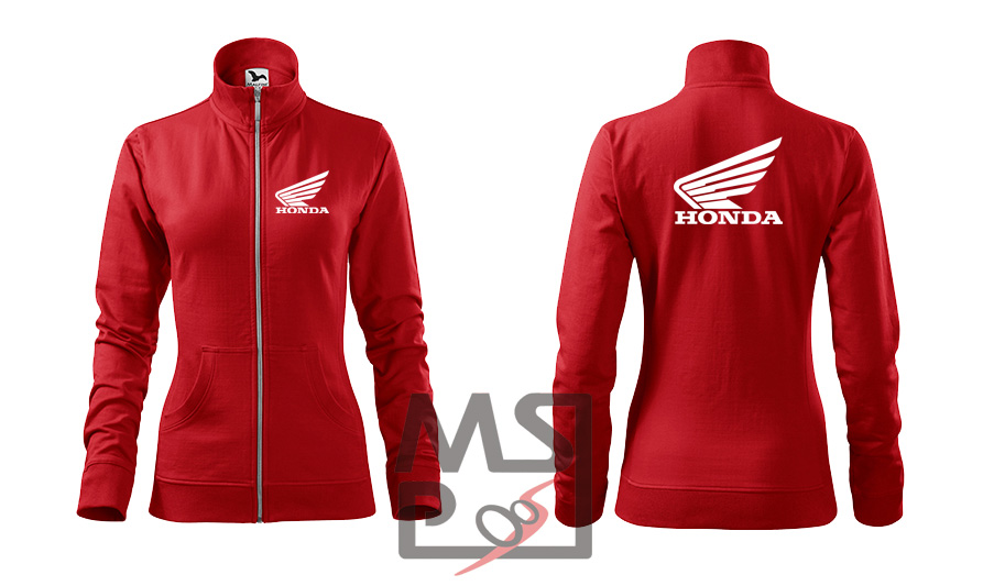 Dámská mikina s motivem Honda zipová 09
