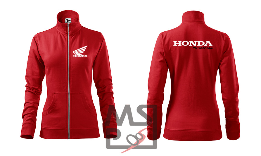 Dámská mikina s motivem Honda zipová 10