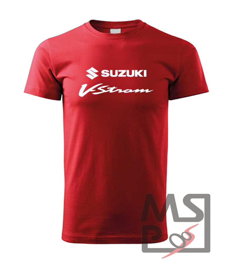 MSP Pánské triko s moto motivem Suzuki V-Strom 2