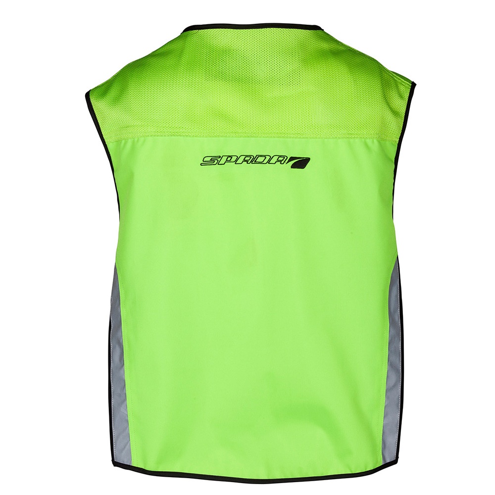 SPADA Reflexní moto vesta HI-VIZ s kapsami M/L