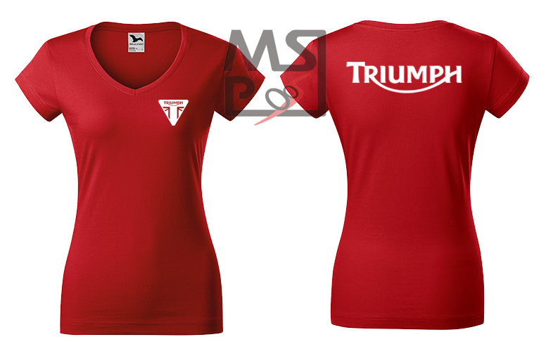 Dámské triko s motivem Triumph