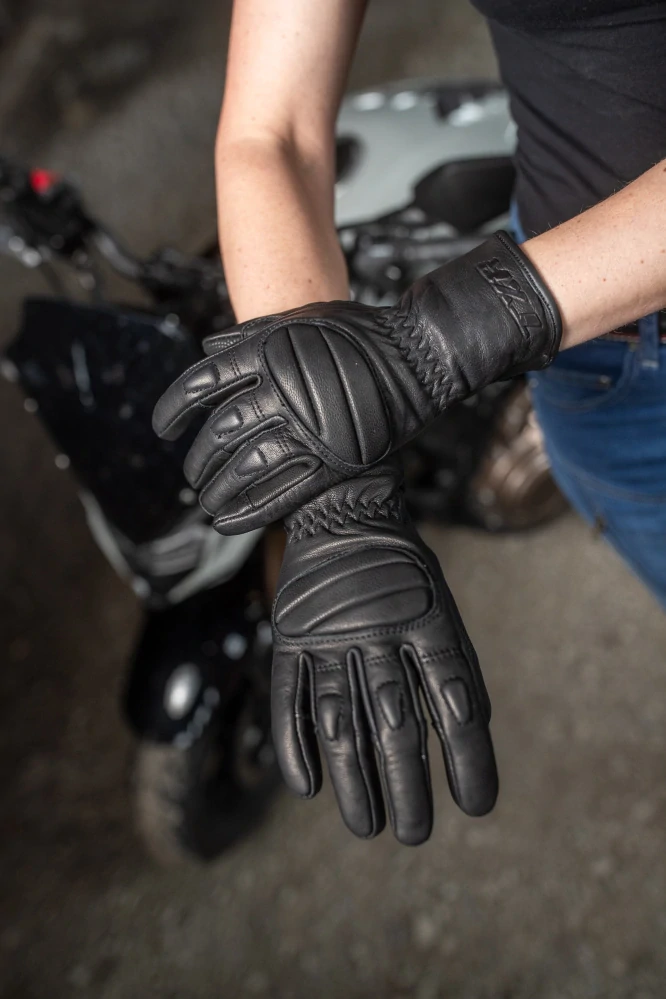 TXR Dámské rukavice na motorku Classic černé XL