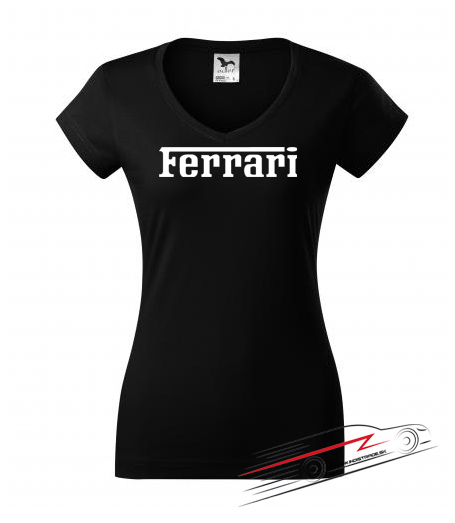Dámské triko s motivem Ferrari