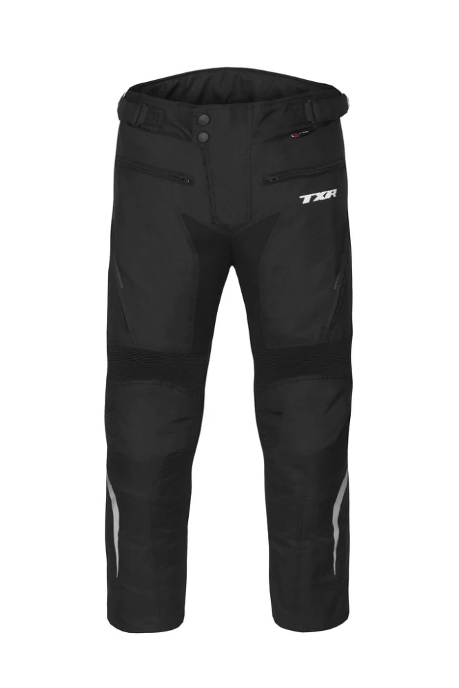 TXR Zkrácené kalhoty na motorku Rival černé 4XL