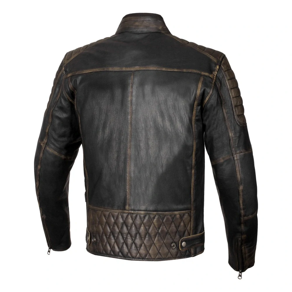 TXR Bunda na motorku Vintage hnědá 3XL
