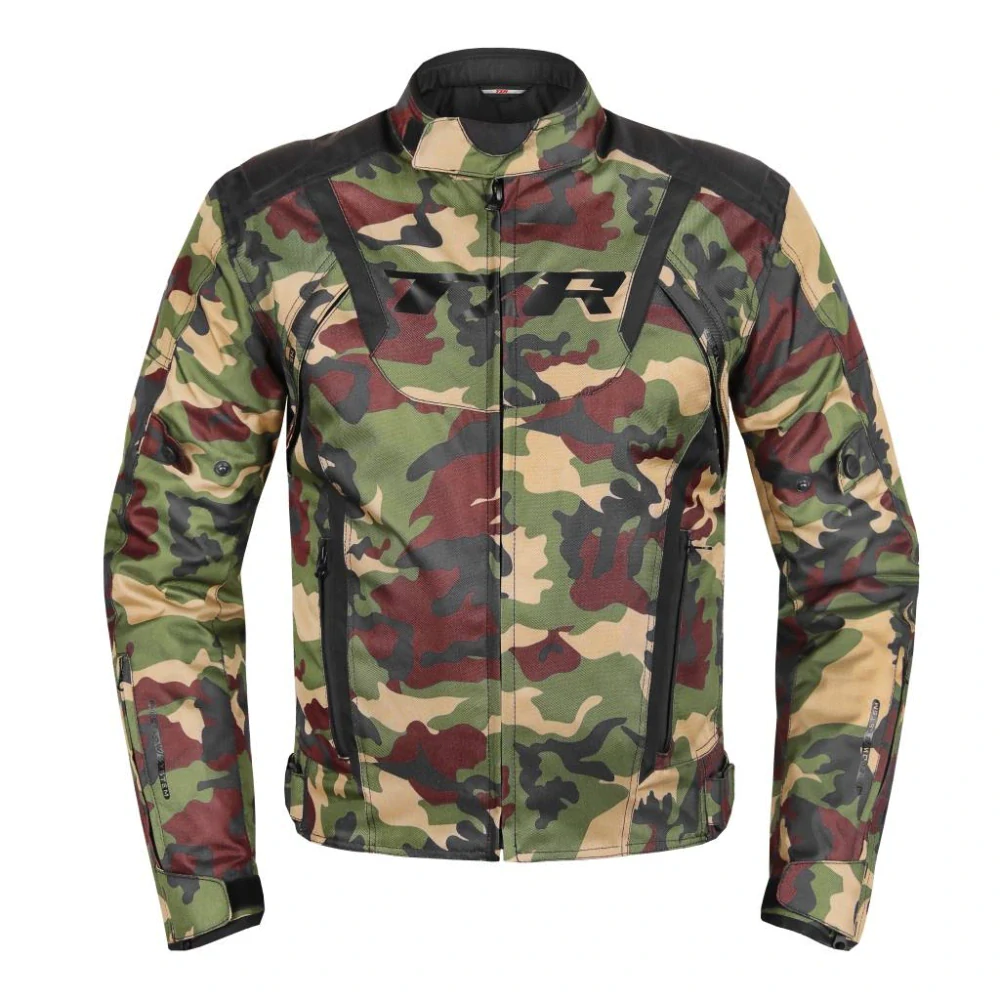 TXR Bunda na motorku Gunner Camo zelená 4XL