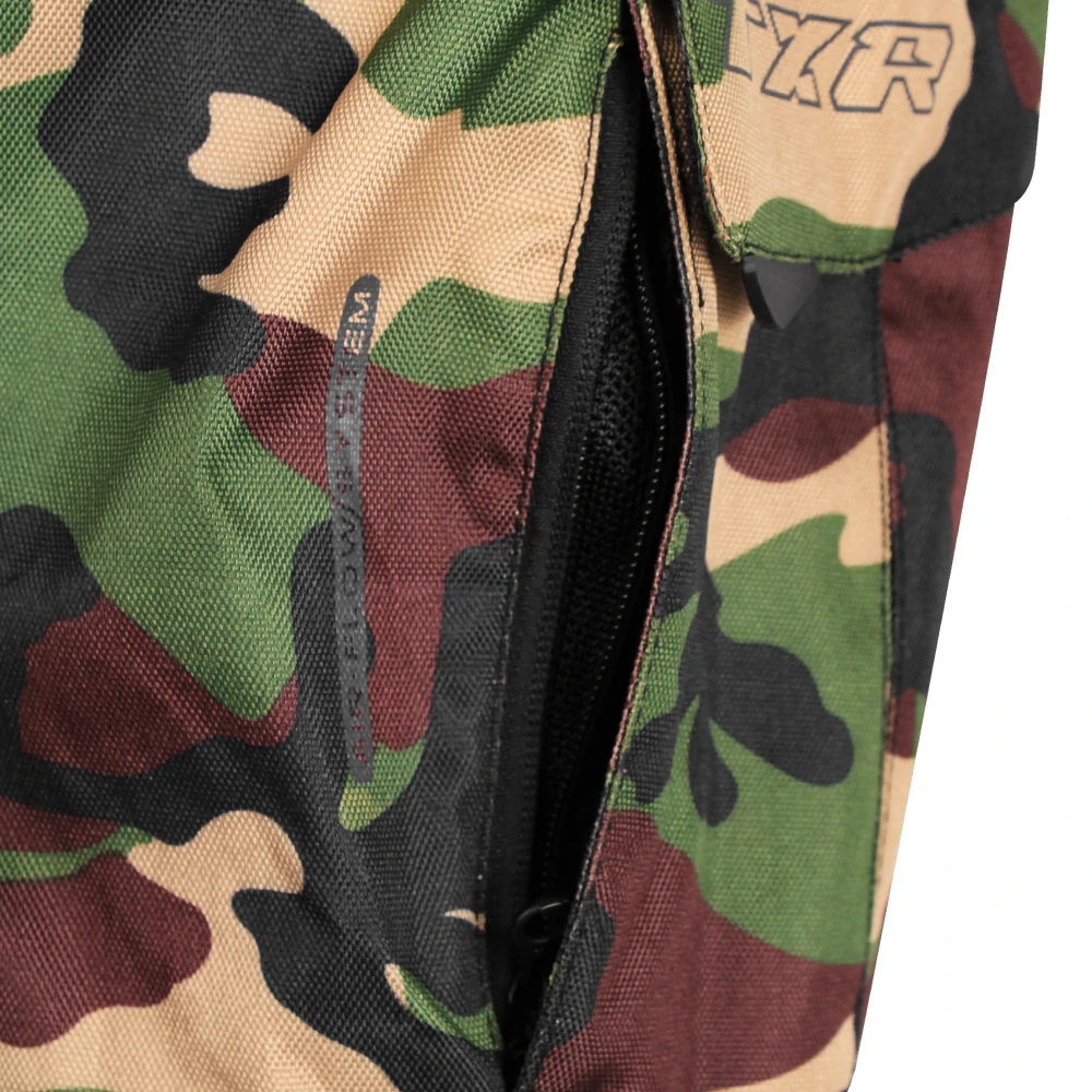 TXR Kalhoty na motorku Cargo 2 Camo zelené 3XL