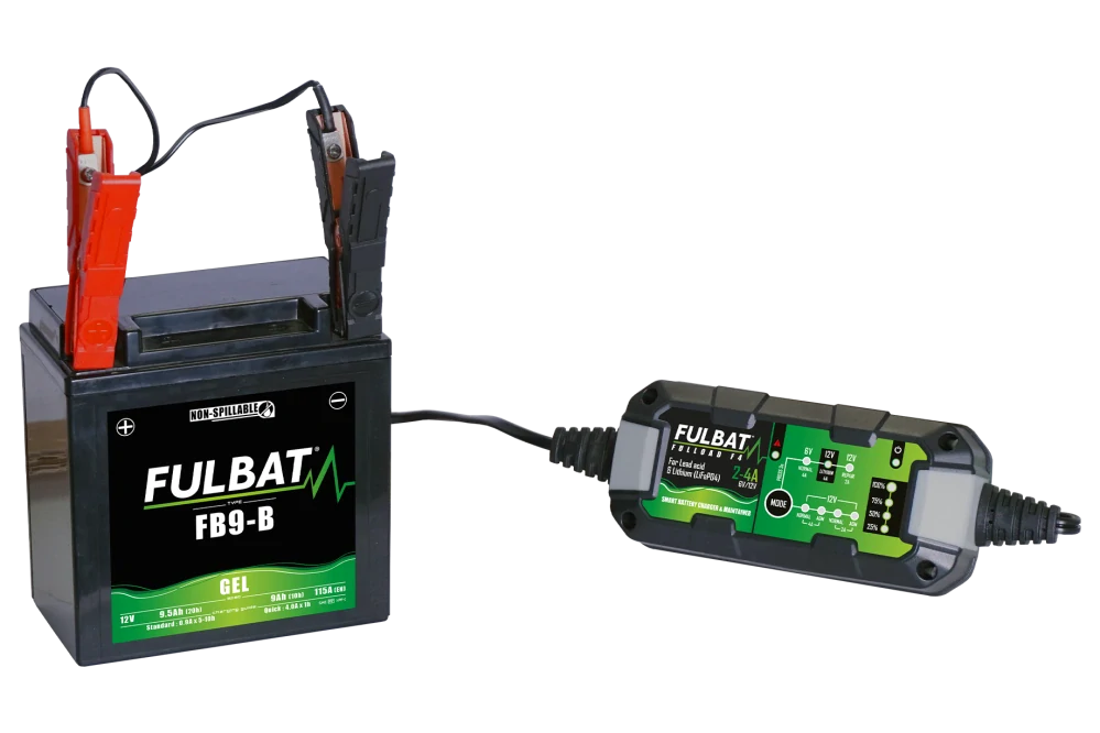 FULBAT Nabíječka akumulátorů FULLOAD F4 2A (vhodná také pro lithiové baterie)