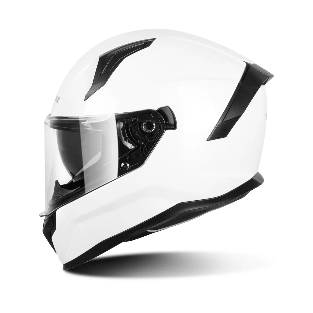TXR Integrální helma na motorku Raptor perleťově bílá L