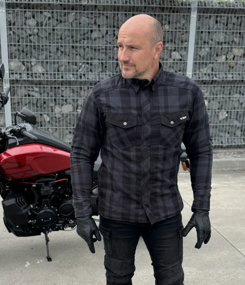 TXR Košile na motorku Dixon černá M