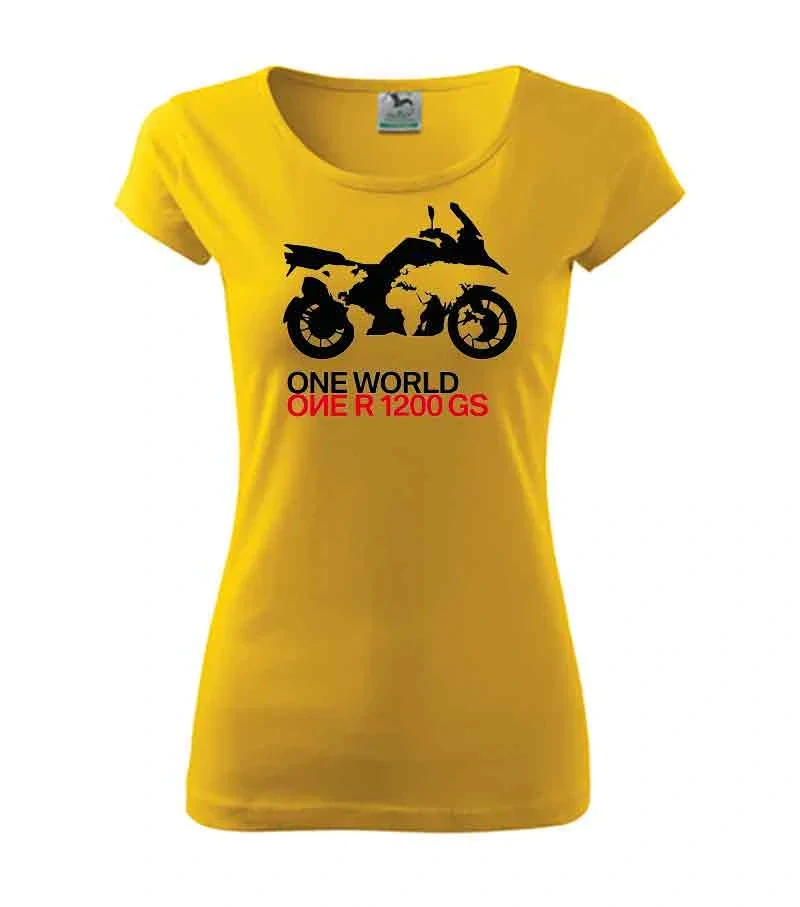 Dámské triko s motivem BMW One World - ONE R1200GS
