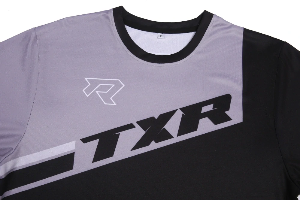 TXR Motokrosový dres Vortex černo-šedý M
