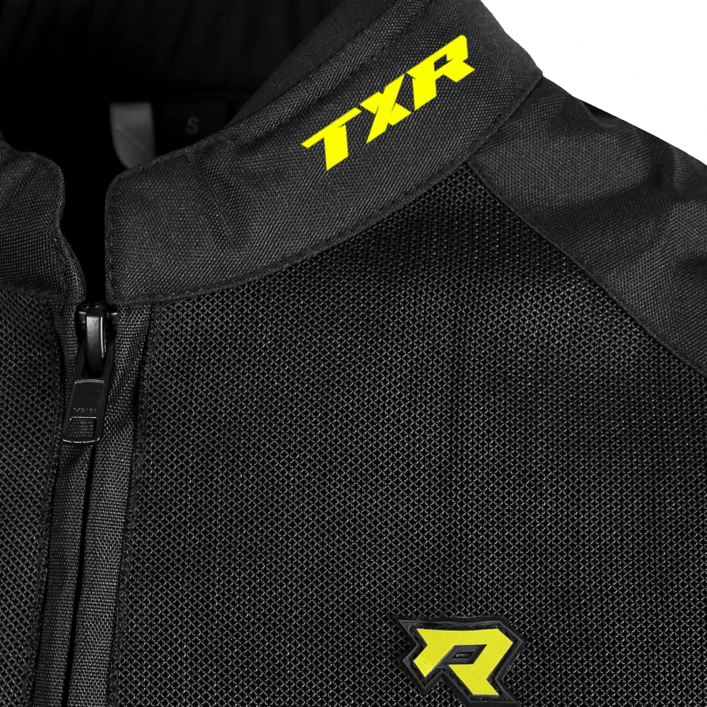 TXR Bunda na motorku Breeze černo-fluo žlutá XL