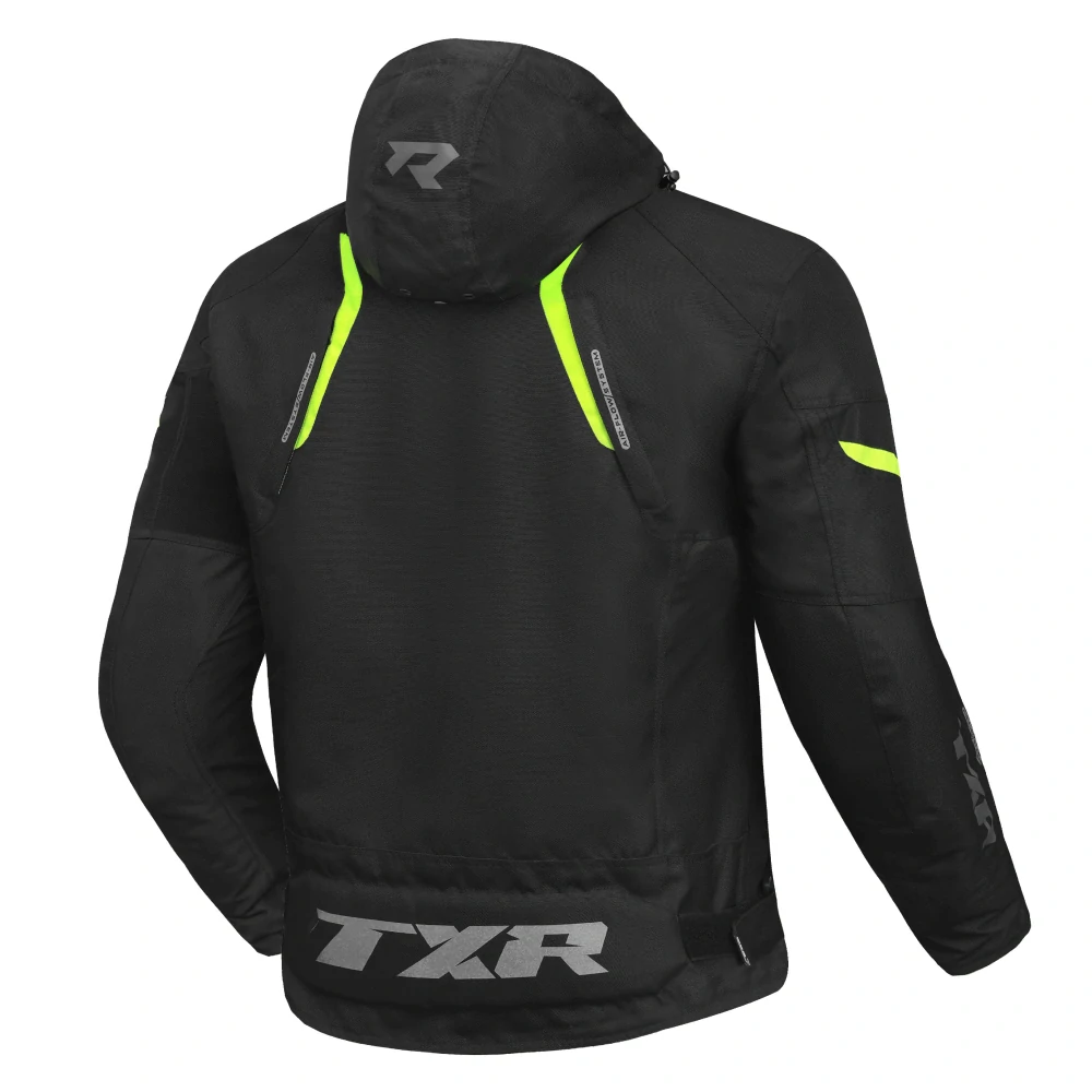 TXR Bunda na motorku Striker černo-fluo-žlutá S