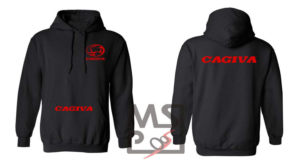 Mikina s motivem Cagiva 04