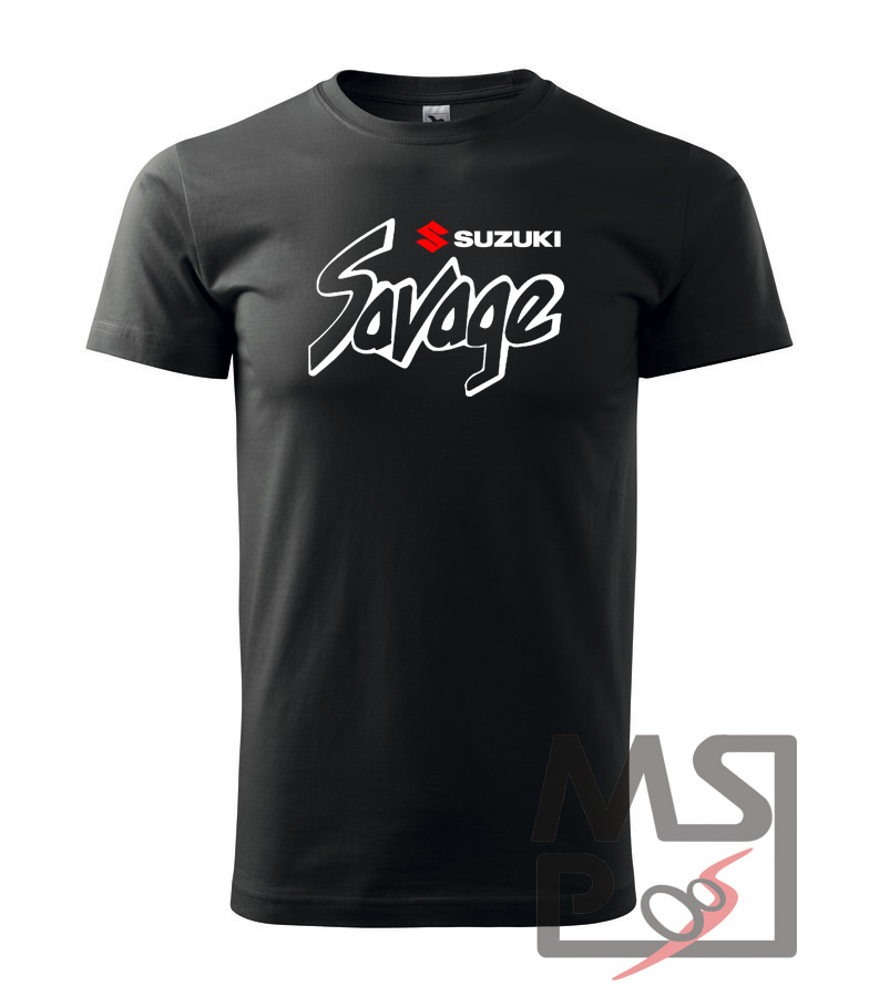 MSP Pánské triko s motivem Suzuki Savage