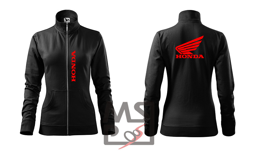 Dámská mikina s motivem Honda zipová 08