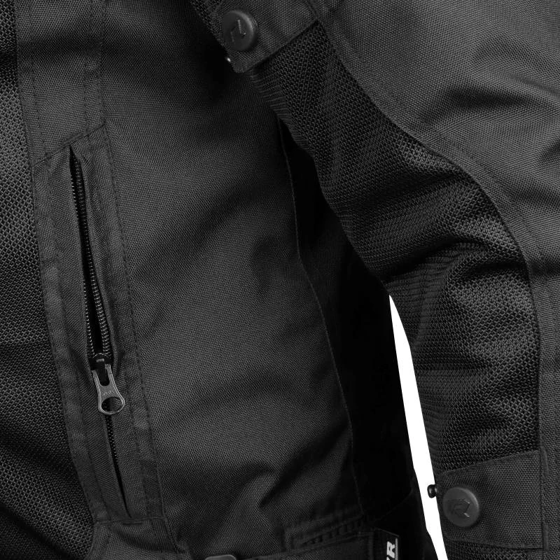 TXR Bunda na motorku Steward černo-šedá 4XL