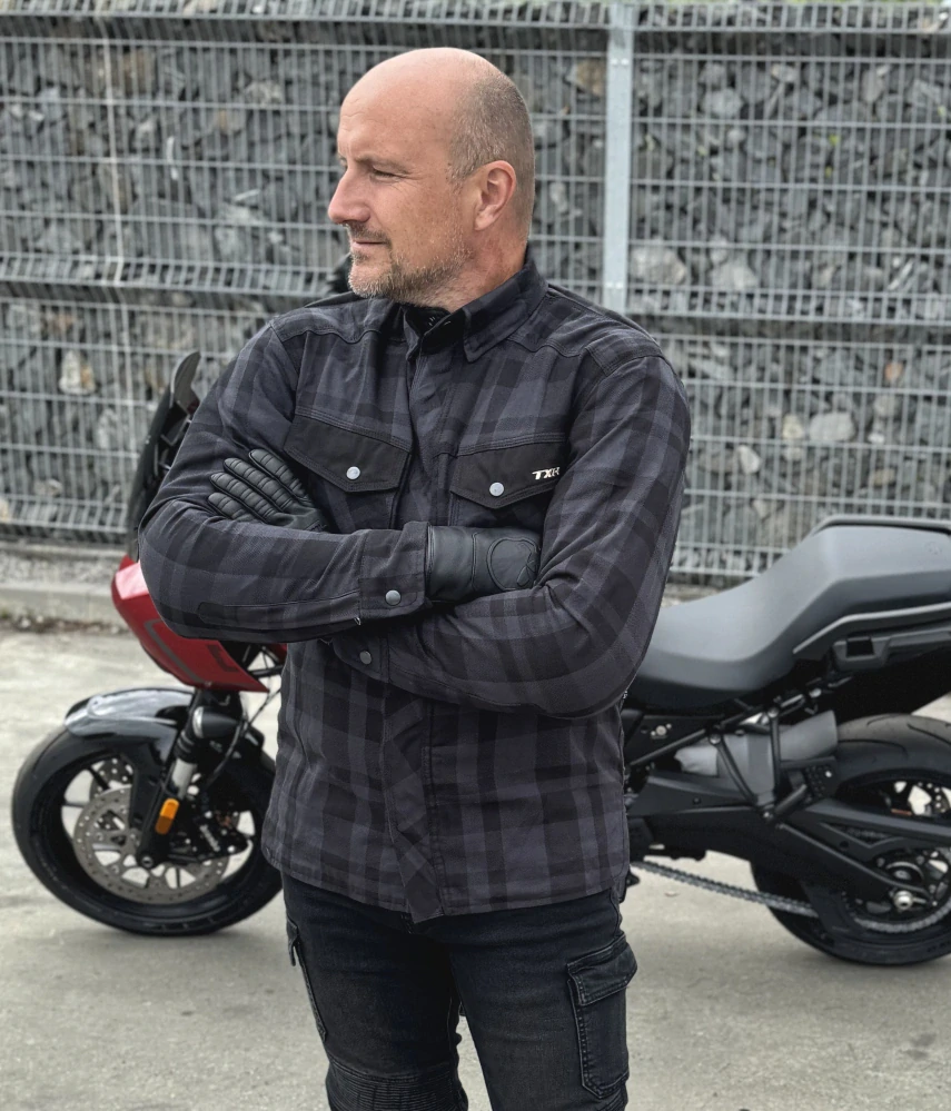 TXR Košile na motorku Dixon černá M