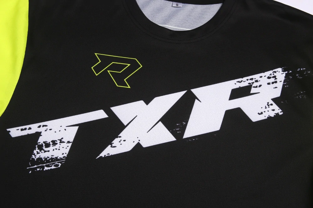 TXR Motokrosový dres Pulse černo-fluo žlutý S