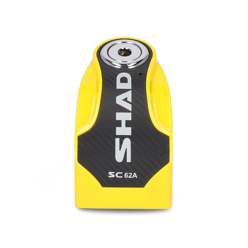 SHAD Zámek na kotouč s alarmem SC62A C0S6213A žlutá čep 10 mm