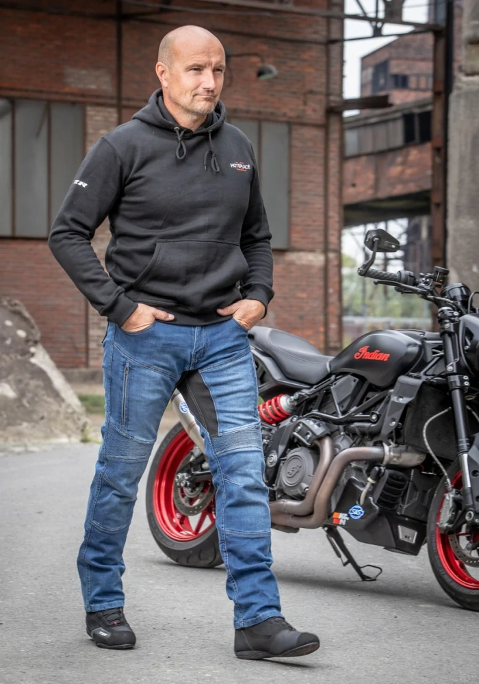TXR Džíny na motorku Patriot světle modré W36-L34