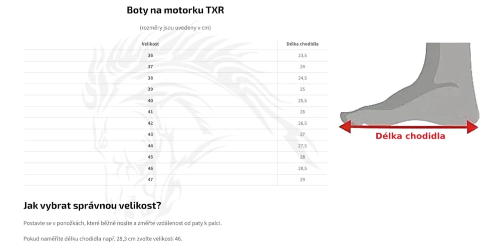 TXR Boty na motorku R-Sport 46