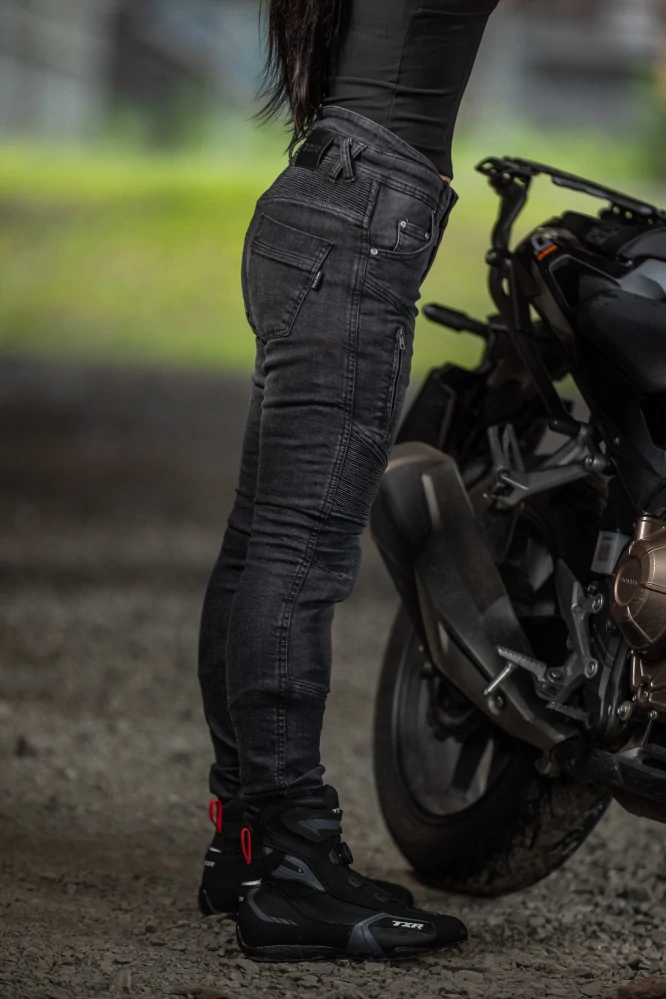 TXR Dámské džíny na motorku Patriot černé W28
