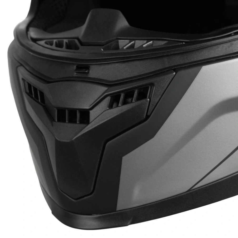 TXR Integrální helma na motorku Raptor černo-šedo-fluo žlutá XS