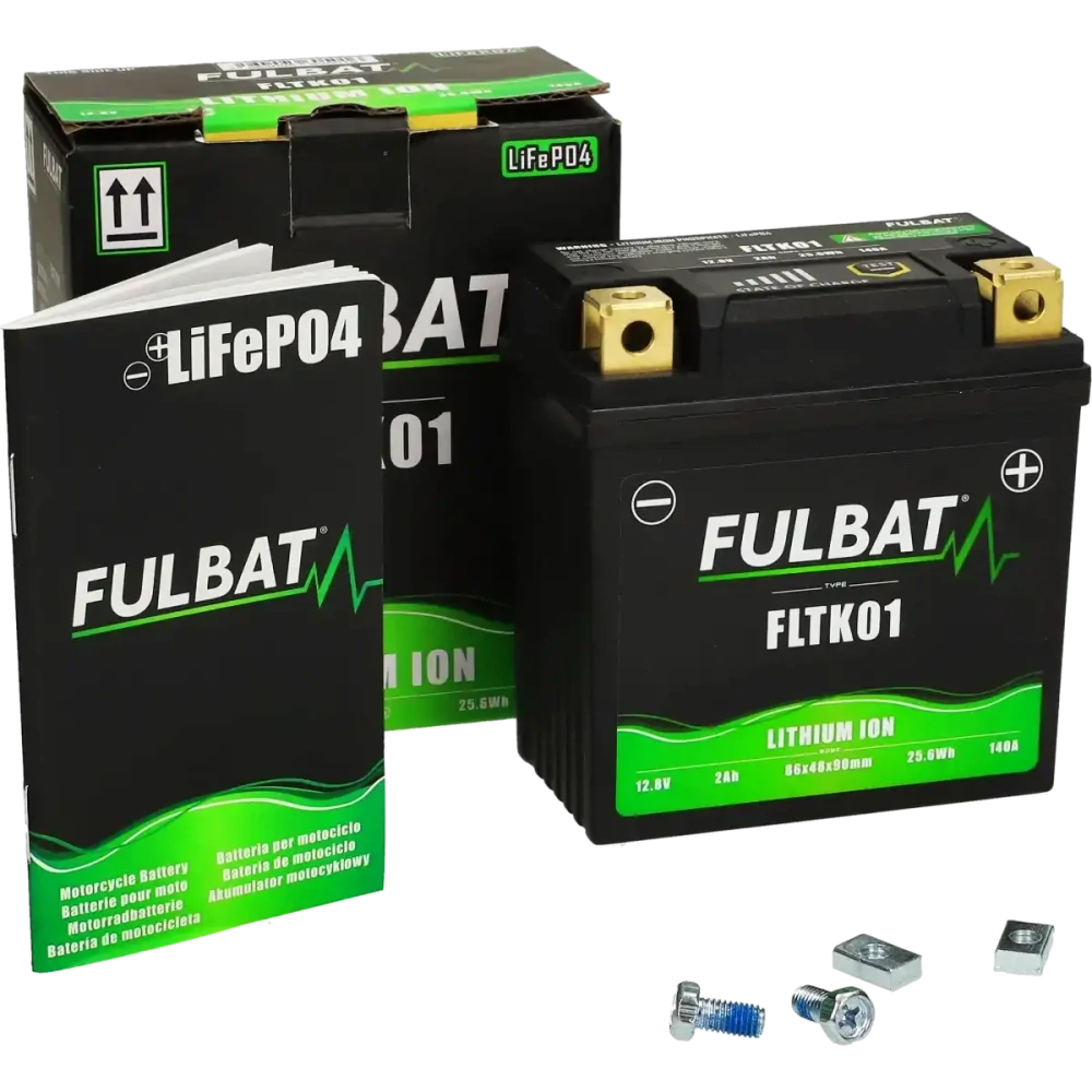 FULBAT FLTK01 12V 2Ah 140A P+ LiFePO4 lithiová motobaterie