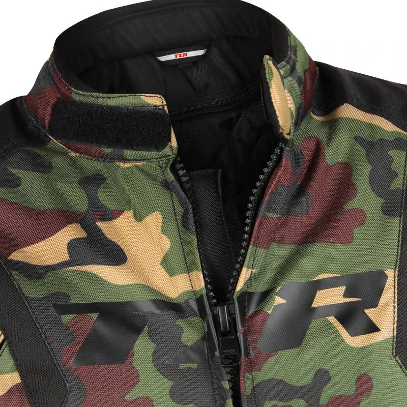 TXR Bunda na motorku Gunner Camo zelená 3XL