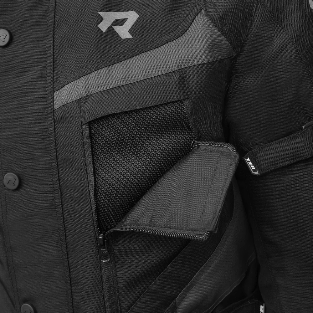 TXR Bunda na motorku Compass černo-šedá M