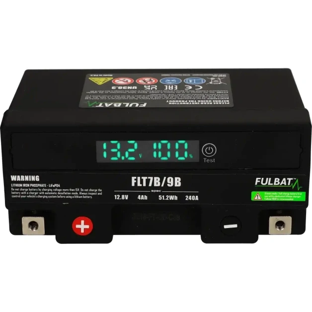 FULBAT FLT7B/9B 12V 4Ah 240A L+ LiFePO4 lithiová motobaterie