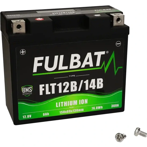 FULBAT FLT12B/14B 12V 6Ah 360A L+ LiFePO4 lithiová motobaterie
