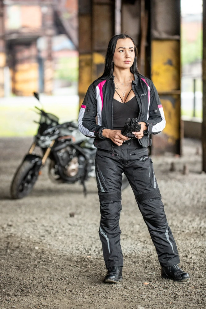 TXR Dámské kalhoty na motorku Rival černé 3XL