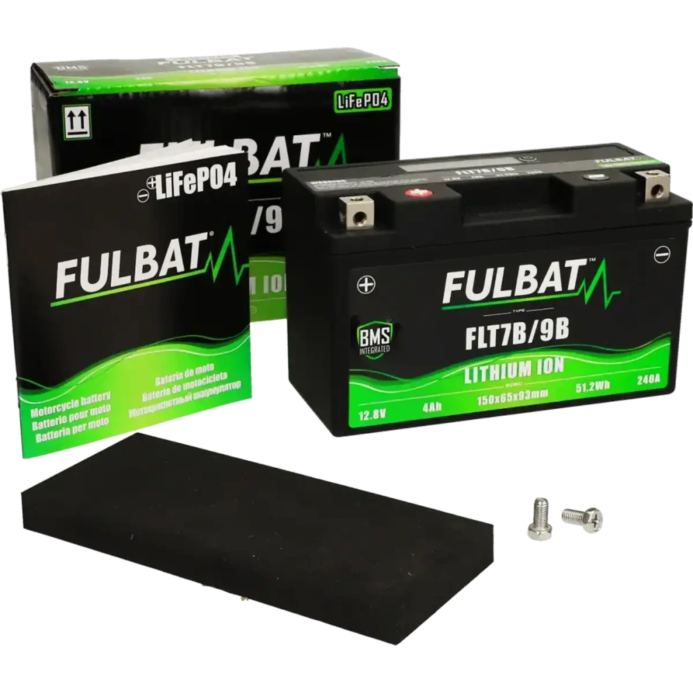 FULBAT FLT7B/9B 12V 4Ah 240A L+ LiFePO4 lithiová motobaterie