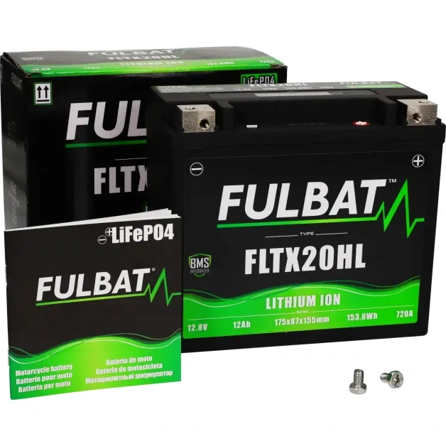 FULBAT FLTX20HL 12V 12Ah 720A P+ LiFePO4 lithiová motobaterie