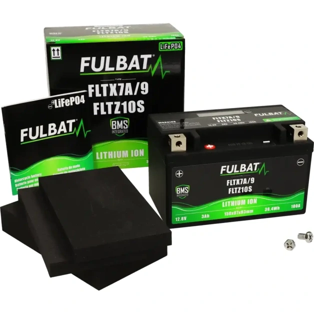 FULBAT FLTX7A/9-FLTZ10S 12V 3Ah 180A L+ LiFePO4 lithiová motobaterie