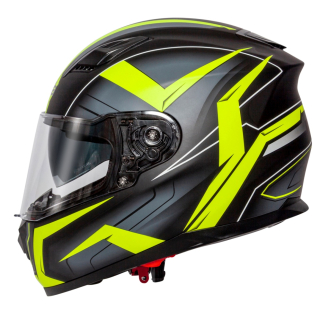 SPADA integrální moto Přilba SP17 RULER XS černá neon matná