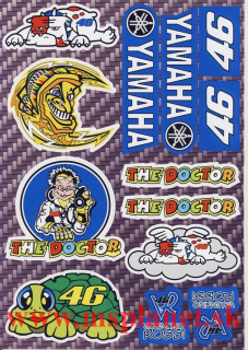 Nálepky moto Doctor Yamaha 1