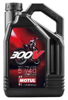 MOTUL Motorový olej 300V 4T Factory Line 5W40 Off Road 4L