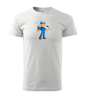 Pánské triko s motivem 078 Mechanik