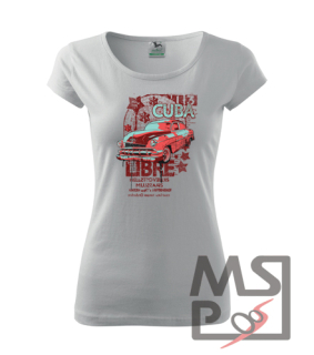 Dámské triko s motivem 083 Cuba