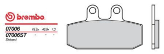 BREMBO brzdové destičky moto 07006