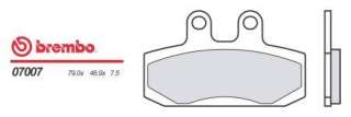 BREMBO brzdové destičky moto 07007