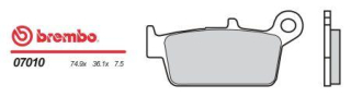 BREMBO brzdové destičky moto 07010